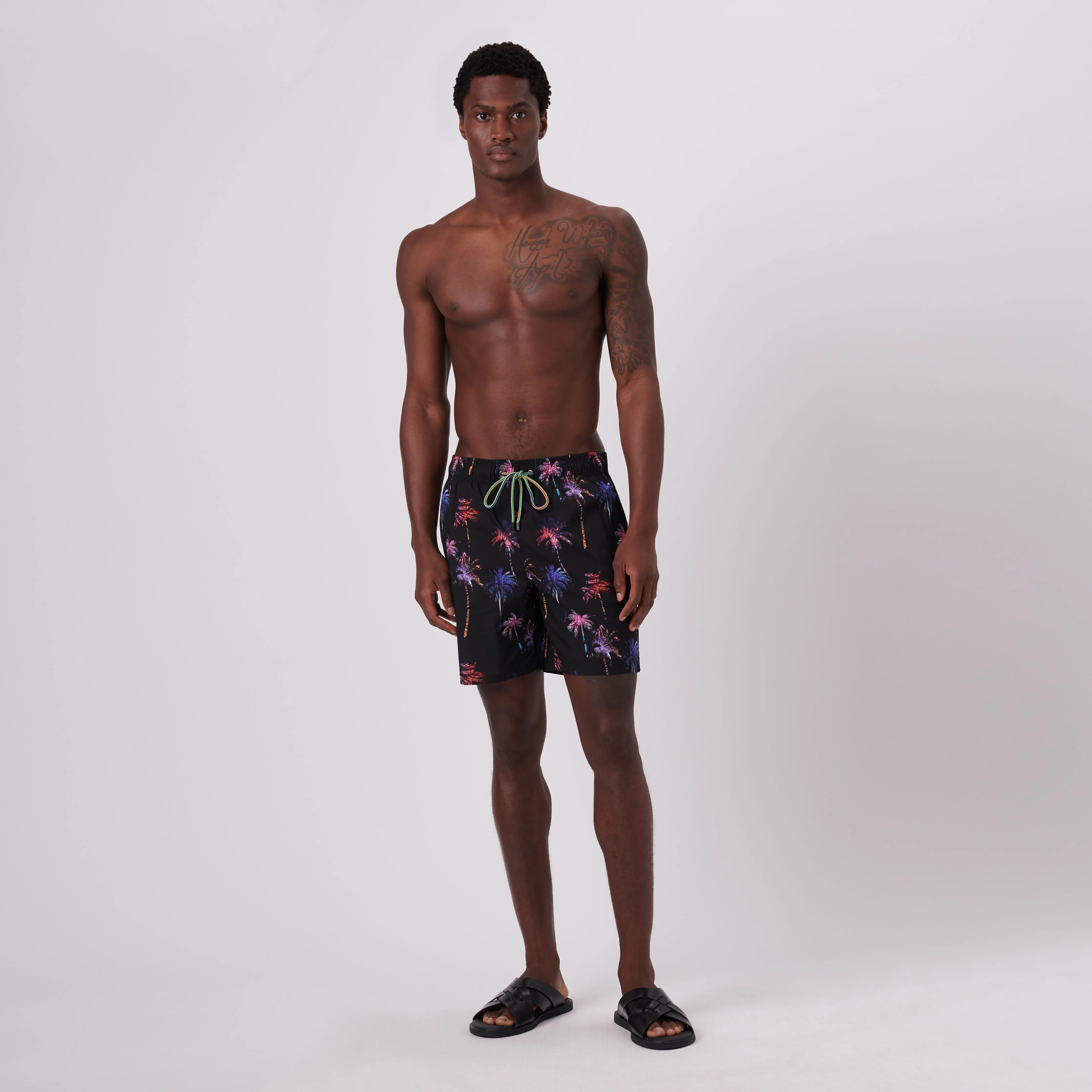 Cosmo Palm Trees Swim Trunks