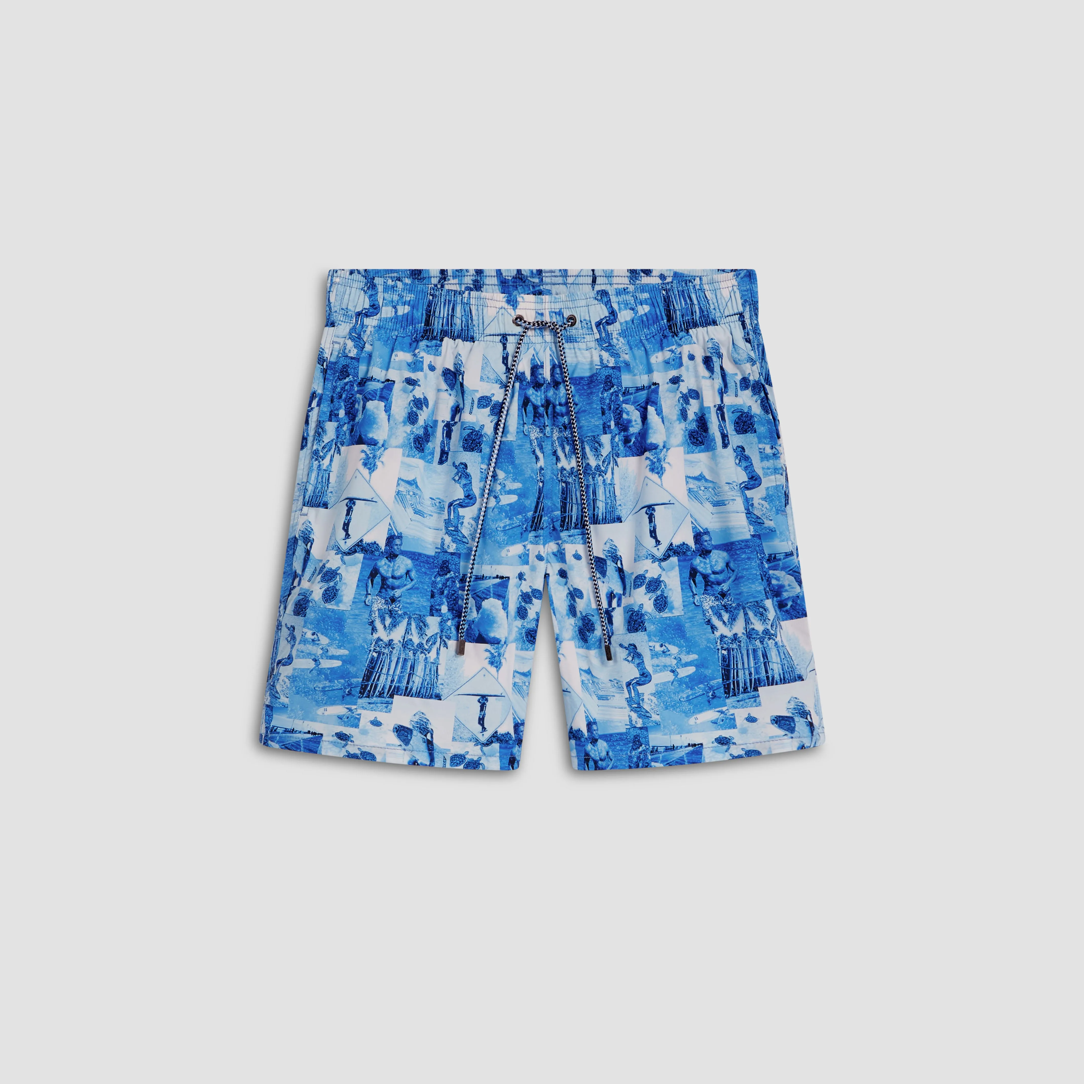 Cosmo Photo Collage Swim Trunks