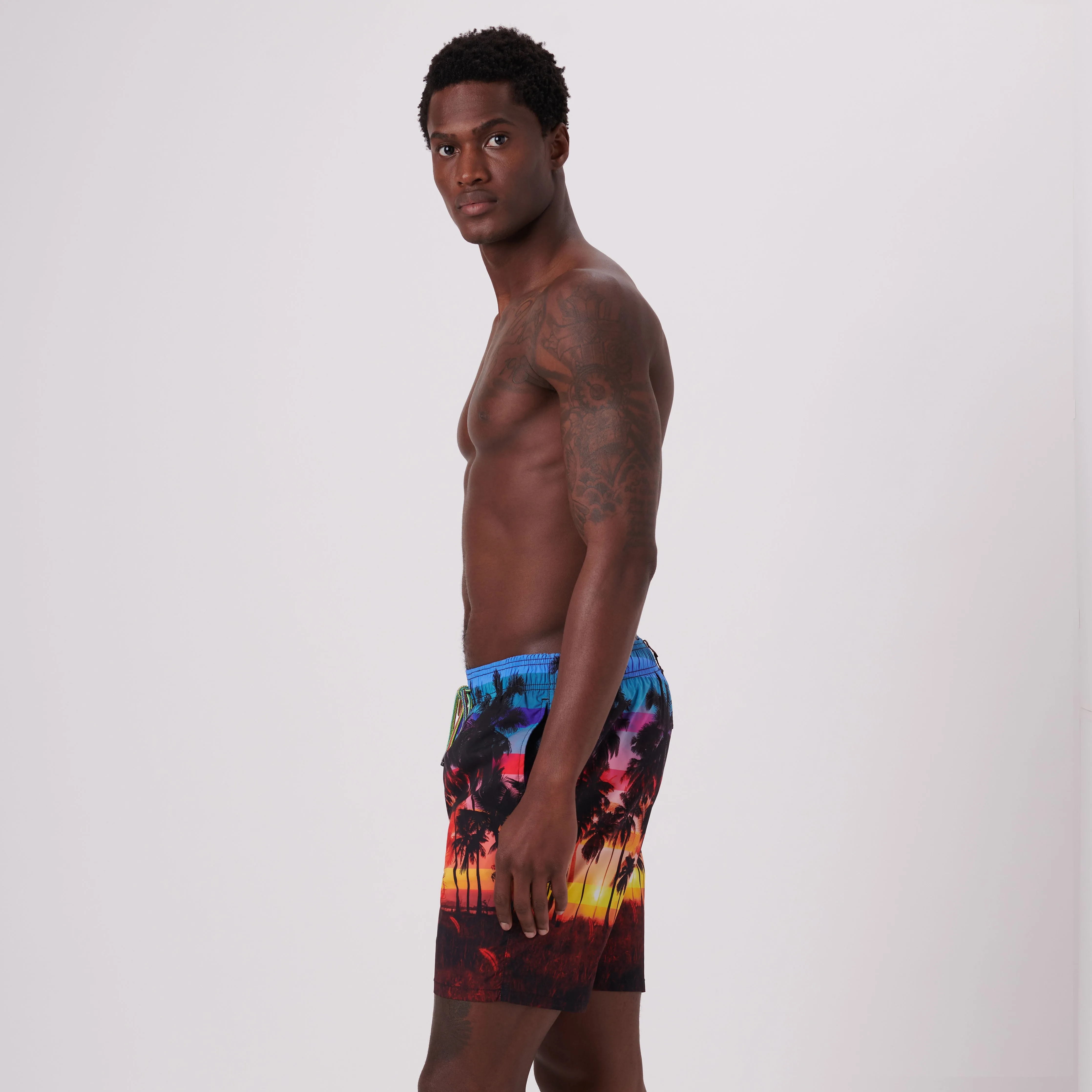 Cosmo Tropical Sunset Swim Trunks