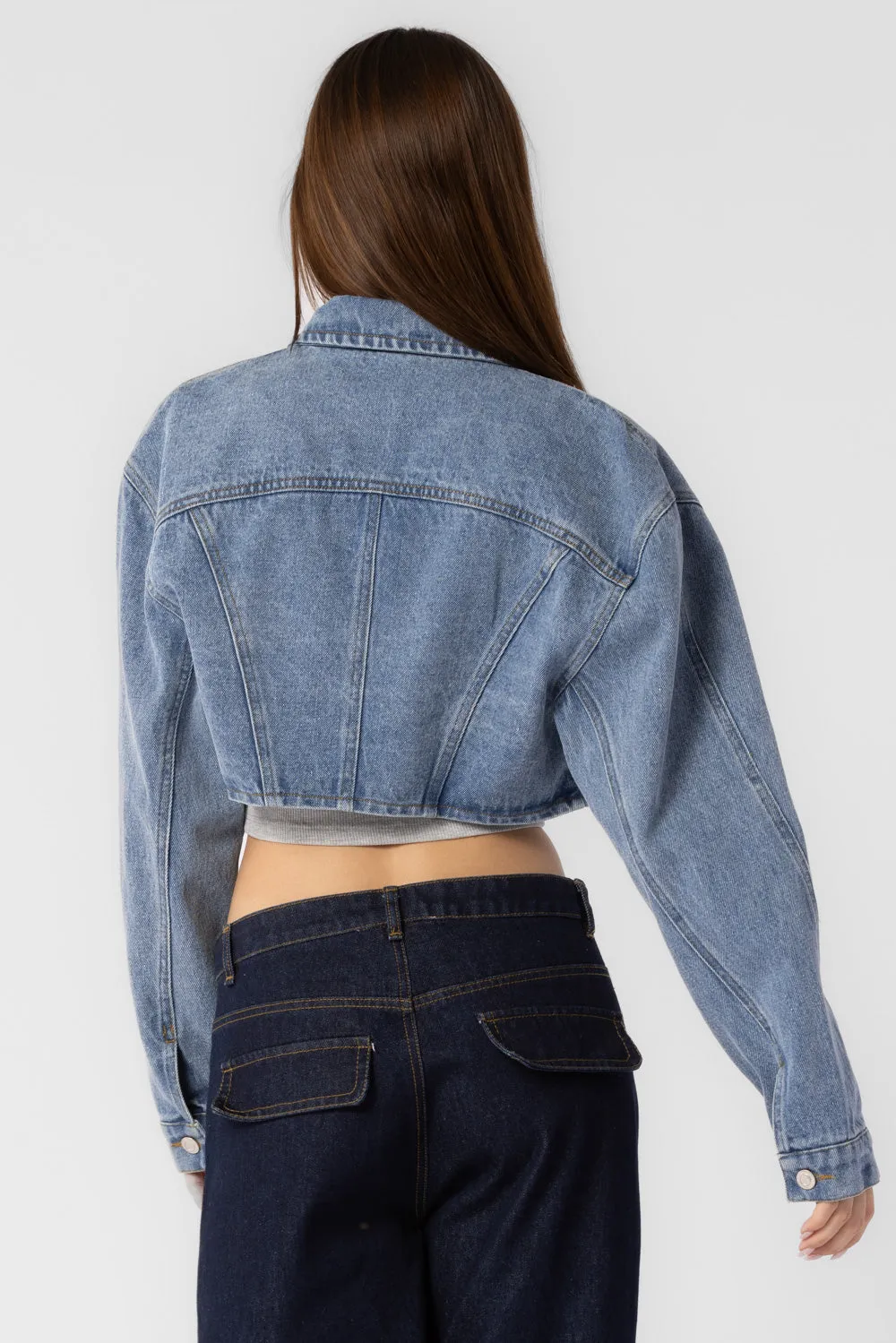 Cropped Denim Jacket