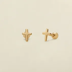 Cross Stud Earrings