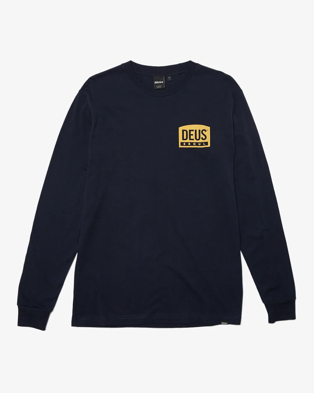 Daft Steady Long Sleeve Tee - Navy