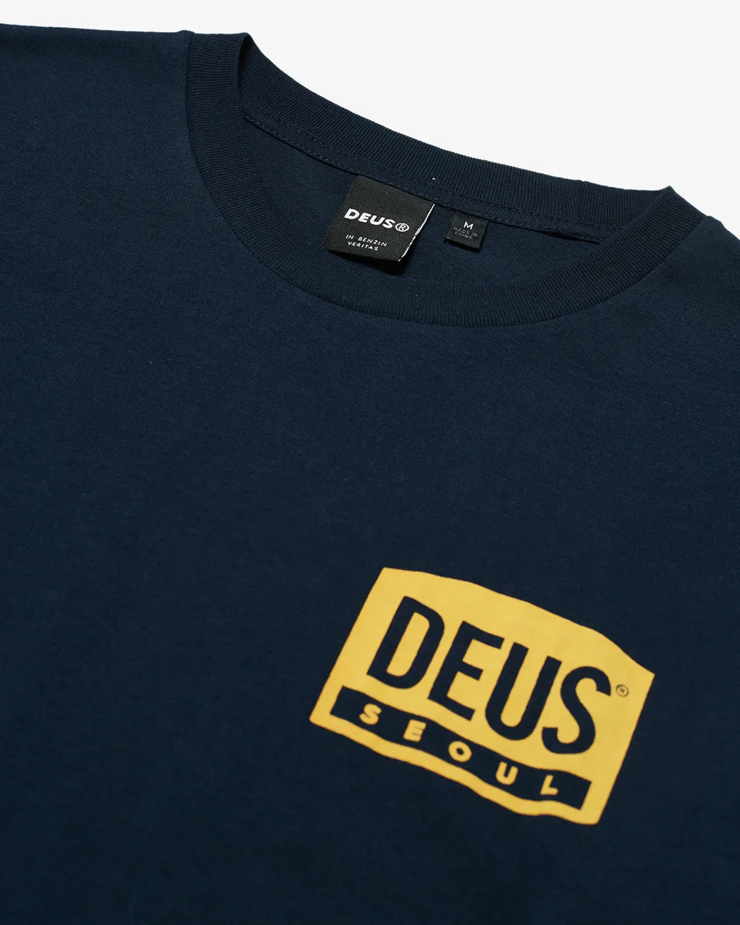 Daft Steady Long Sleeve Tee - Navy