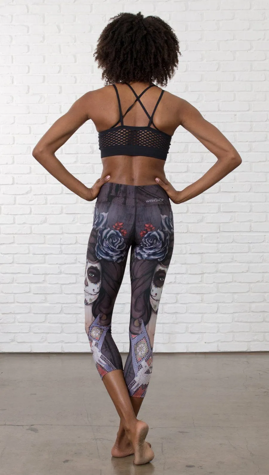 Dark Sugar - Triathlon Capri Leggings