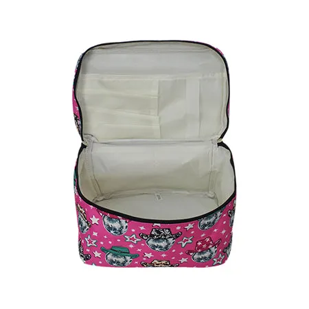 Disco Cowgirl NGIL Large Top Handle Cosmetic Case