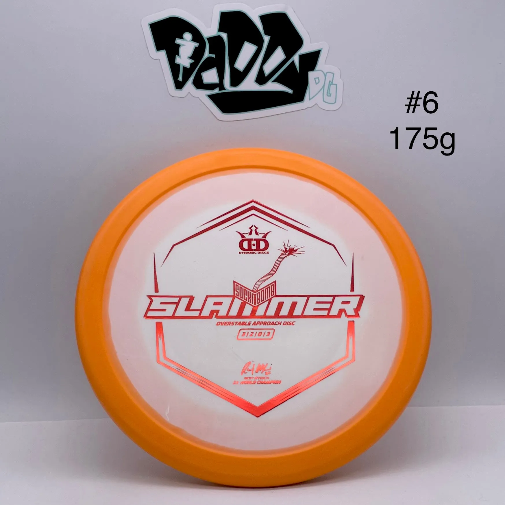 Dynamic Discs Classic Supreme Orbit Sockibomb Slammer Ignite V1 Stamped Putt & Approach