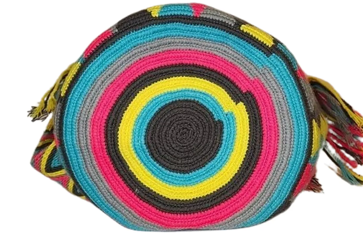 Eliza Large Handmade Crochet Wayuu Mochila Bag