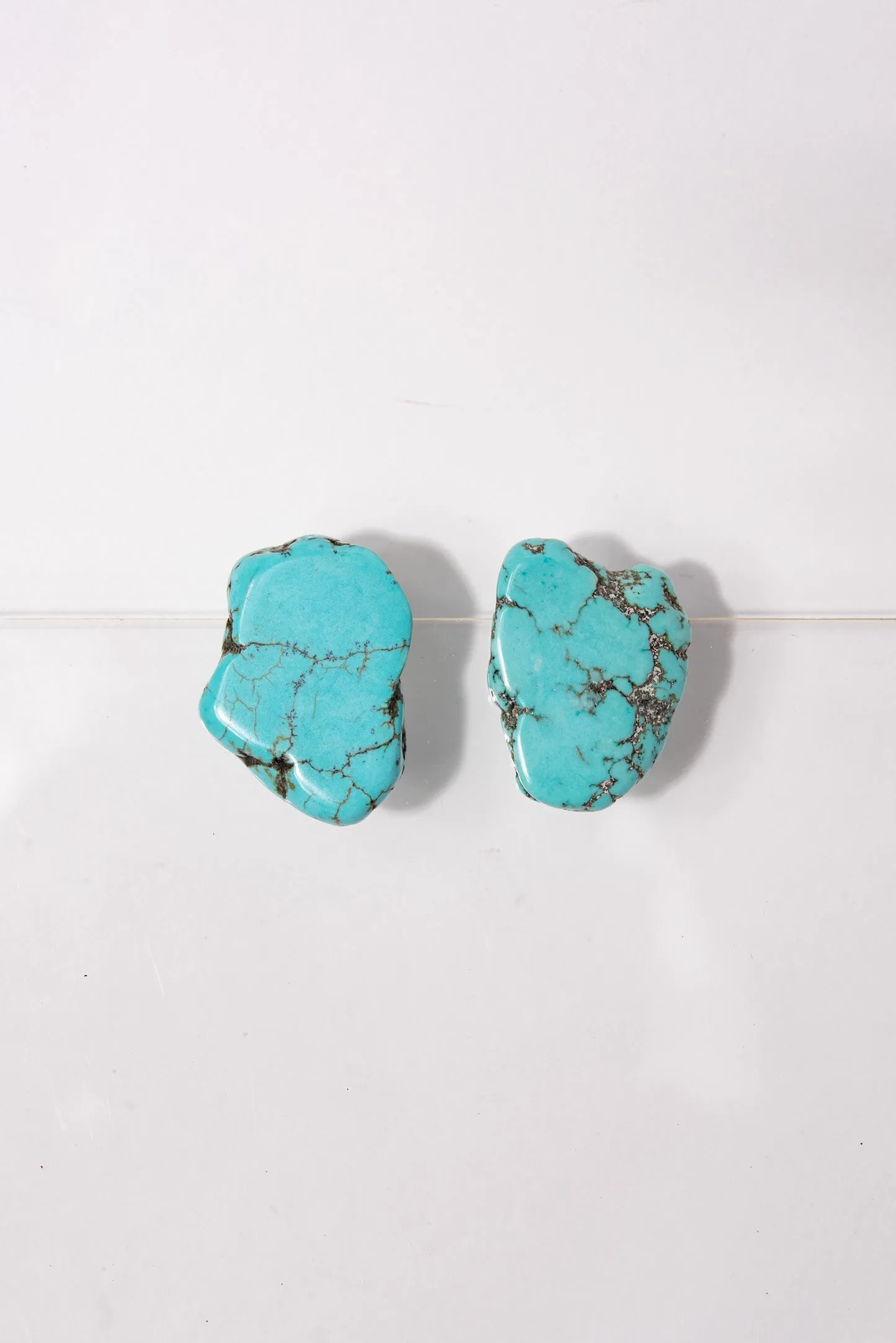 Ella Western Nugget Earrings - Turquoise