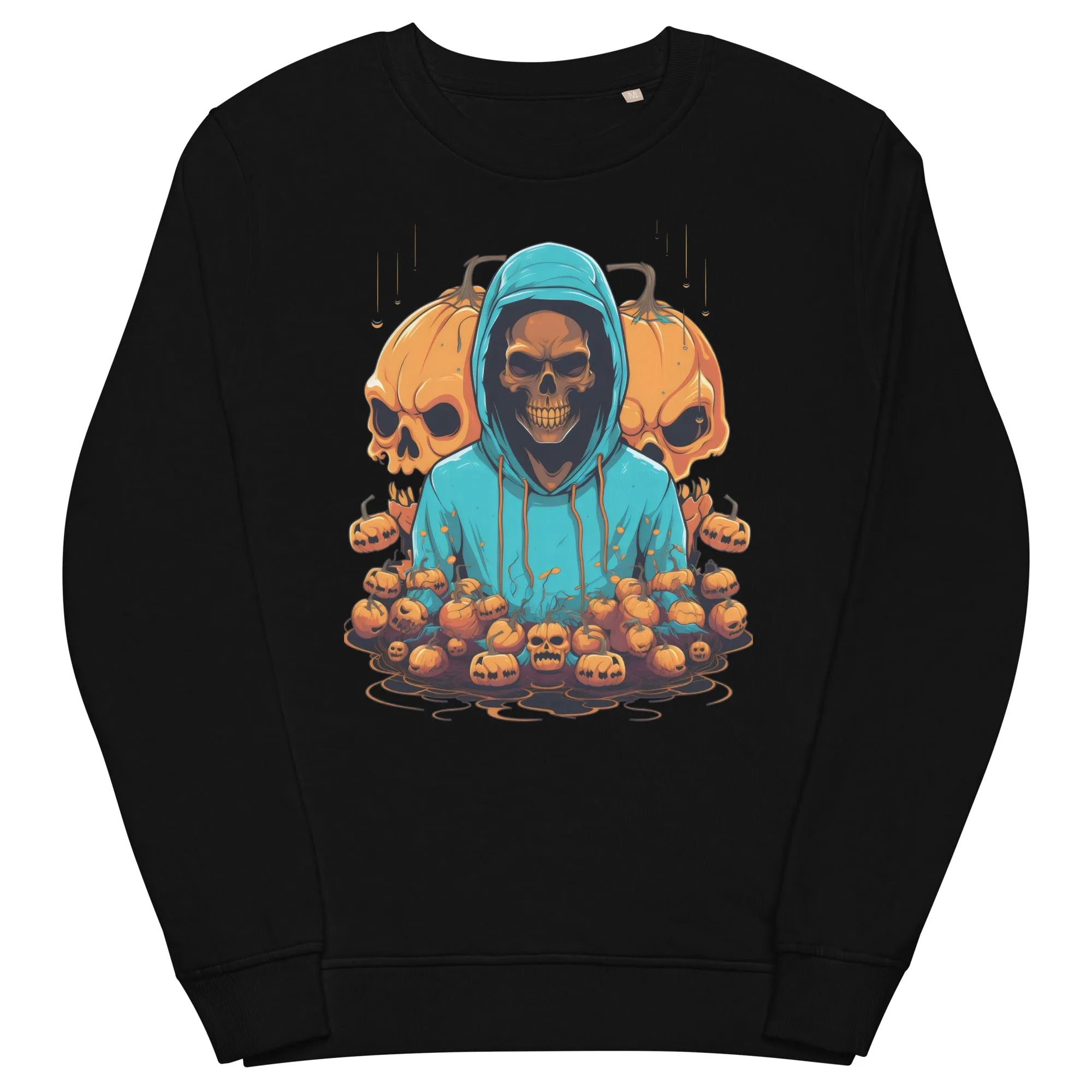 Embrace the Eerie with Halloween Skeleton Man Sweatshirts 001