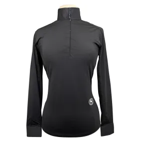 Essex Classics 'Luna' Long Sleeve Show Shirt in Black - Women's Small