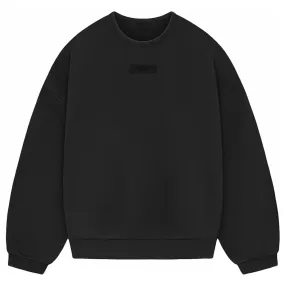 FEAR OF GOD Essentials crewneck sweatshirt jet black (SS24)