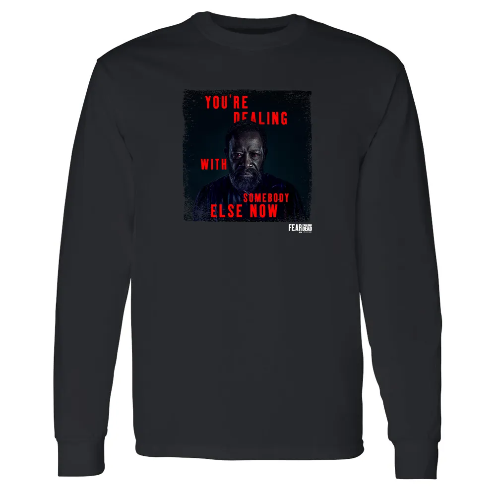 Fear The Walking Dead Season 6 Morgan Quote Adult Long Sleeve T-Shirt