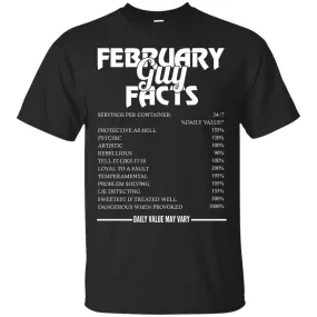 February guy facts servings per container shirt