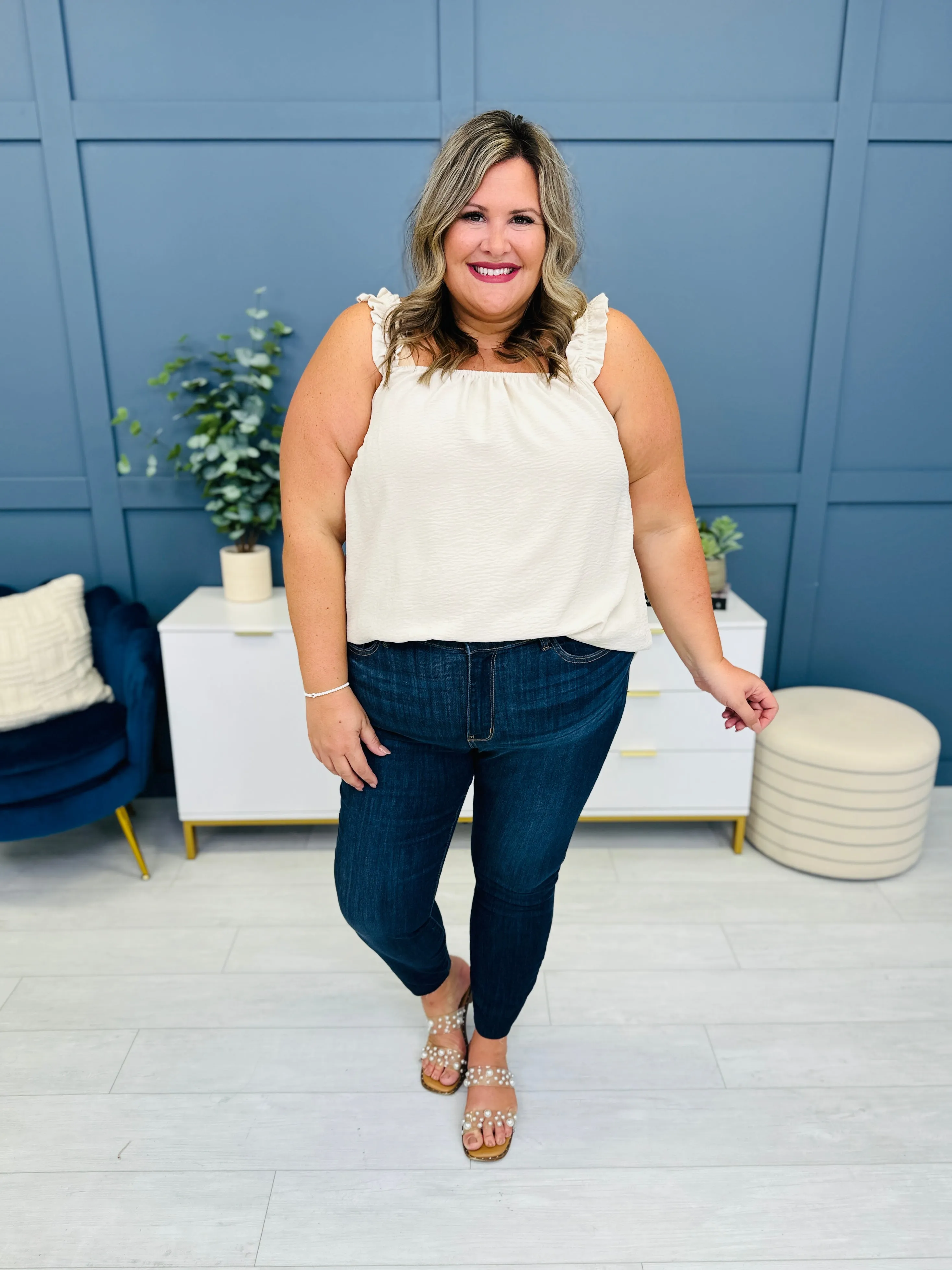 FIFTH RESTOCK! BEST SELLER! Judy Blue Mid Rise REG/CURVY Work For The Weekend Skinny Jeans