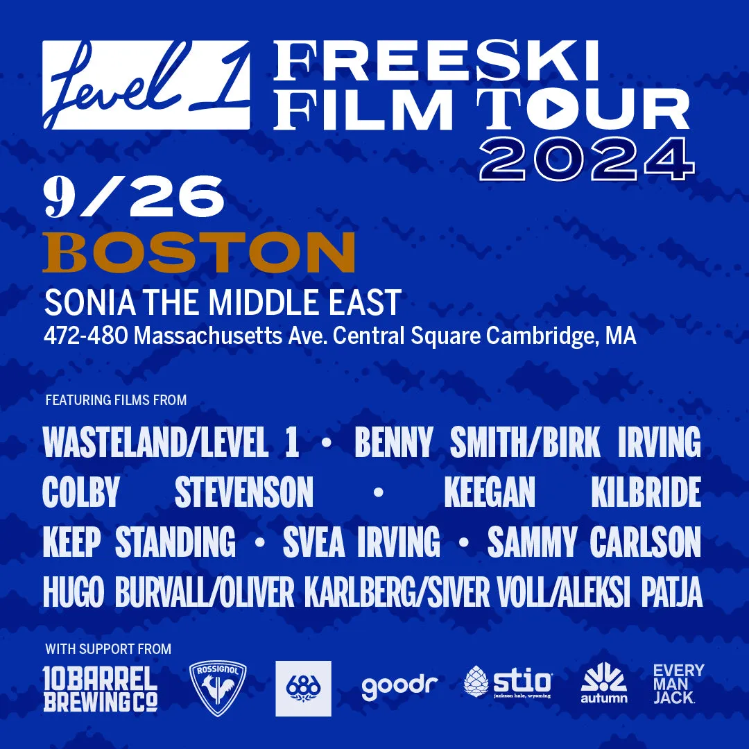 Freeski Film Tour 9/26 BOSTON