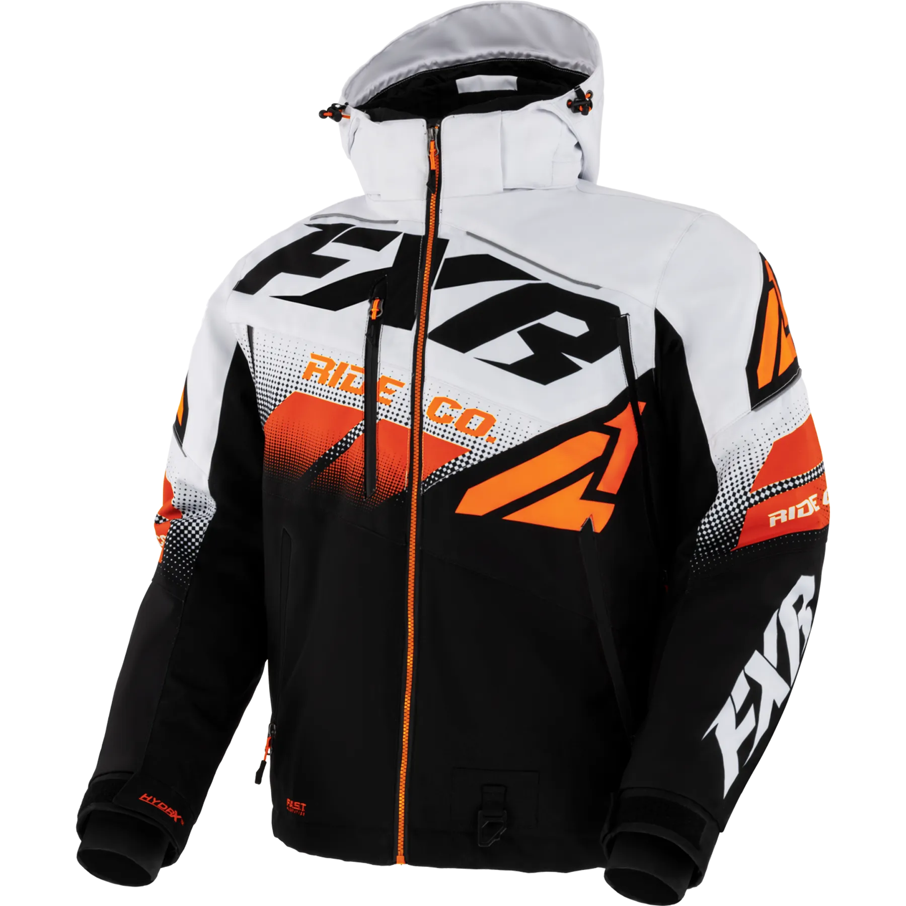 FXR Boost FX Jacket White/Black/Orange