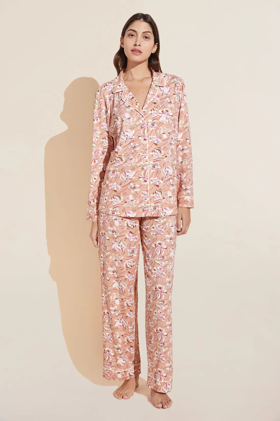 Gisele Printed TENCEL™ Modal Long PJ Set