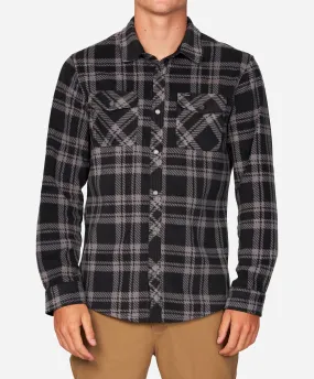 Glacier Plaid Shirt - Black