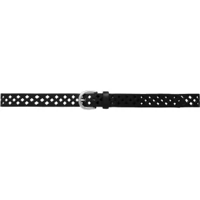 High quality leather belt / 15836 - Black (Nero)