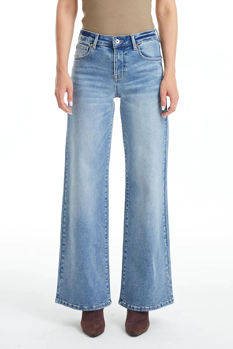 High Rise Wide Leg Jeans