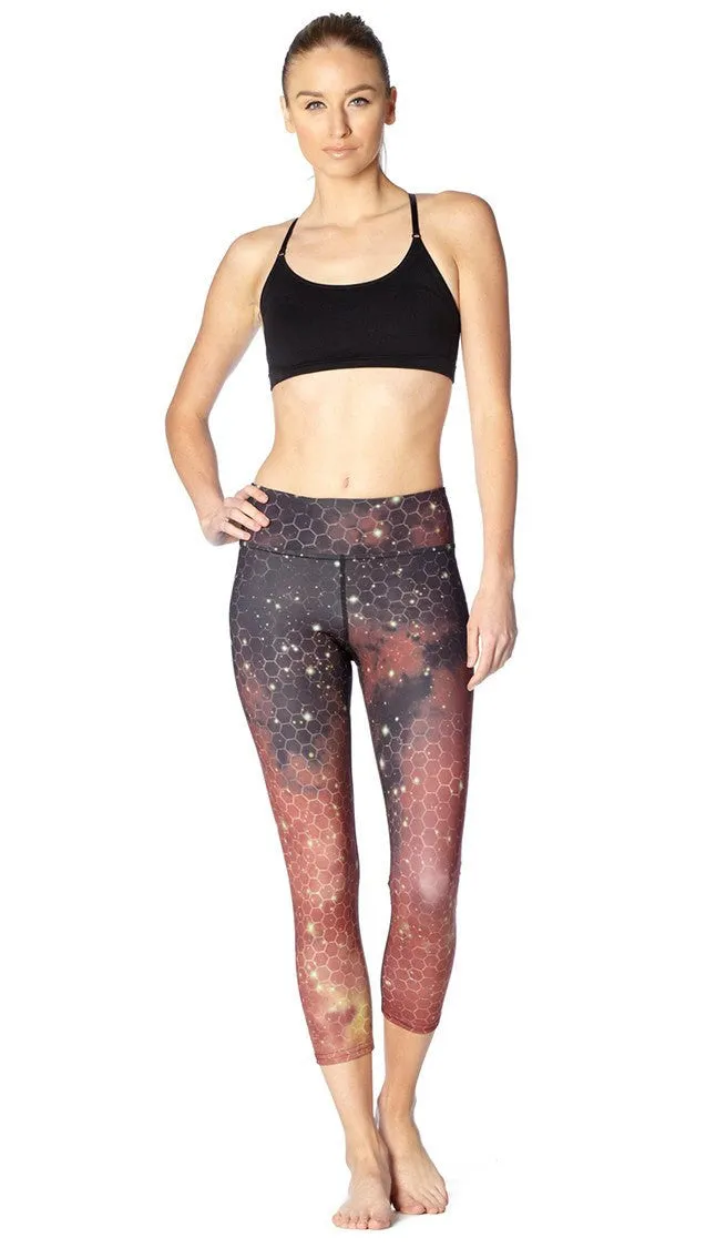 Honeycomb - Triathlon Capri Leggings