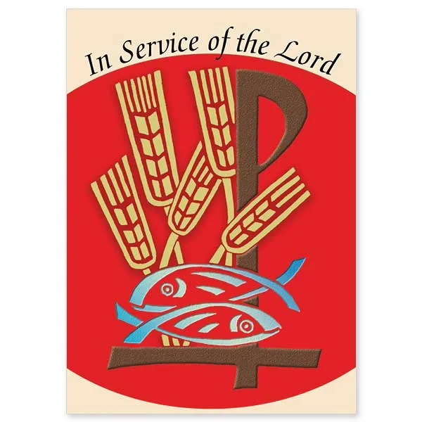 In Service of the Lord Card