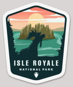 Isle Royale National Park Die Cut Sticker