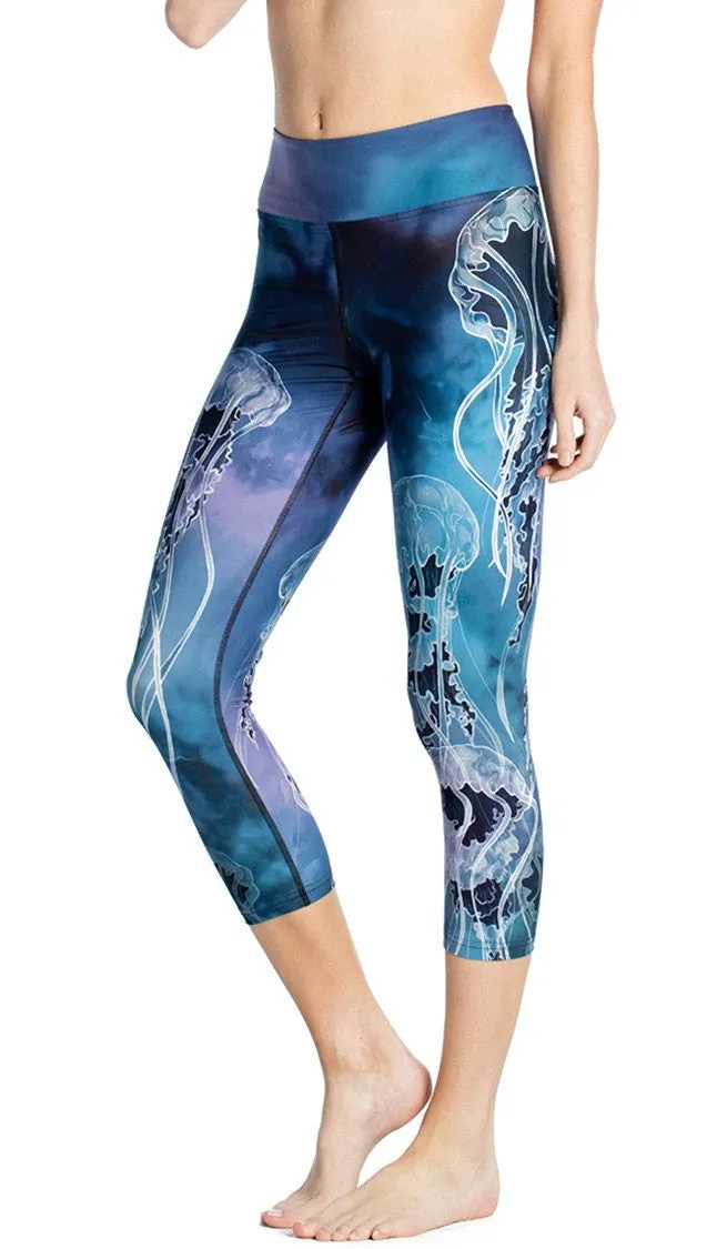 Jellyfish - Triathlon Capri Leggings - CUSTOM ORDER