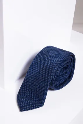 JERRY - Blue Check Tie