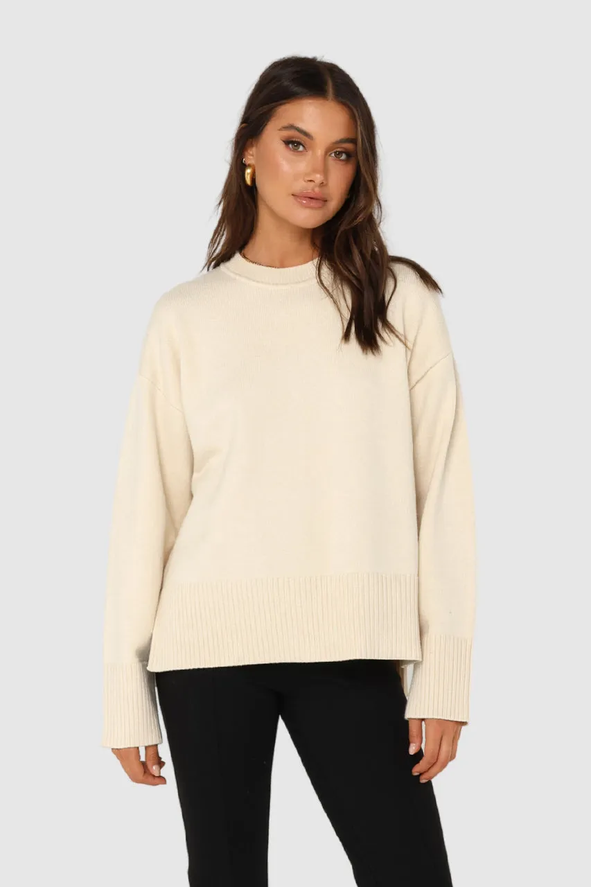 June Knit Jumper | Cream