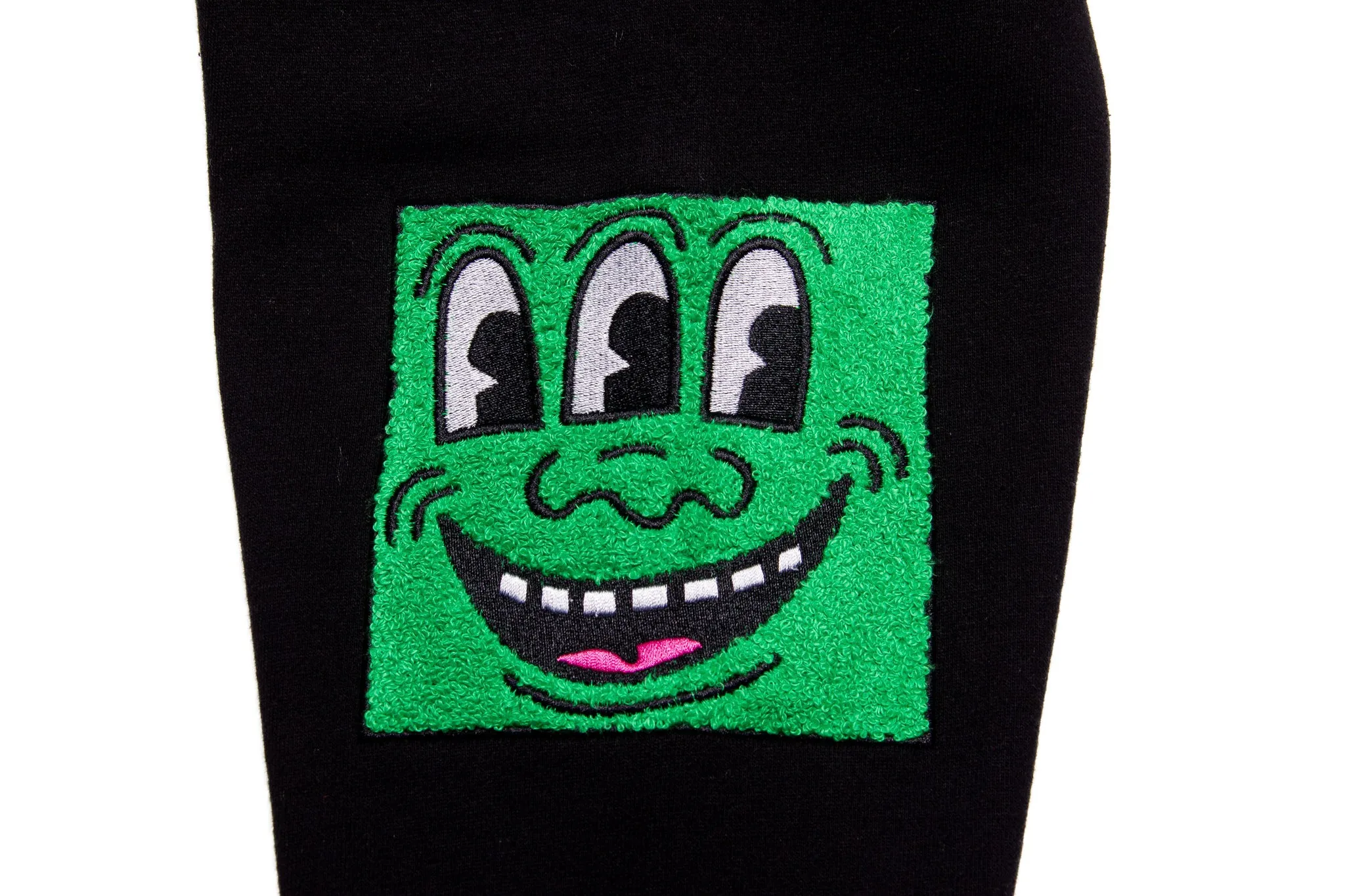 Jungles Jungles Haring Chenille Hoodie "Black"