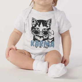 Karma Is A Cat (Infant Bodysuit)