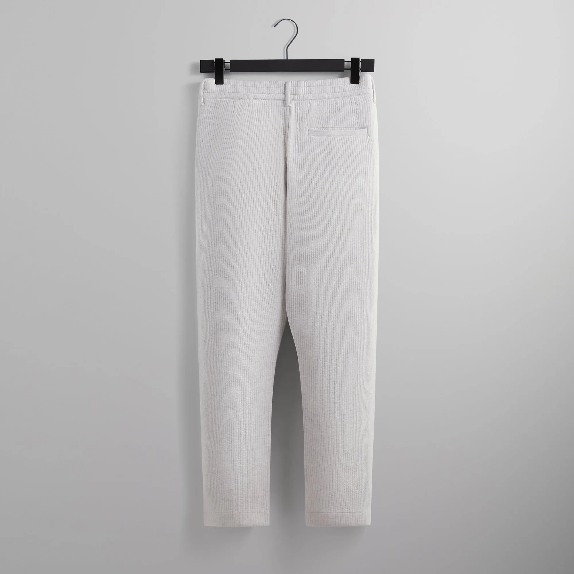 Kith Striped Interlock Garrison Pant - Light Heather Grey