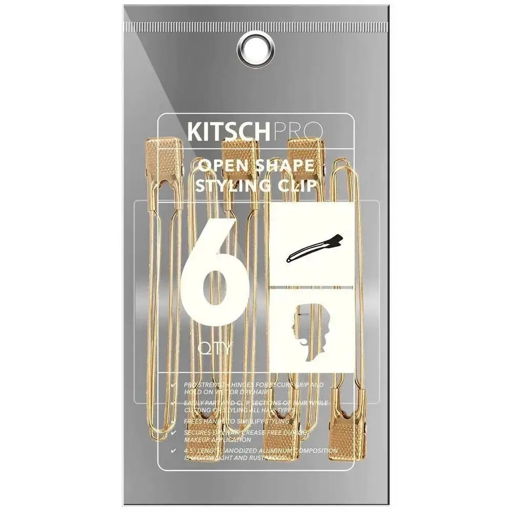 Kitsch | Rose Gold Open Shape Styling Clip