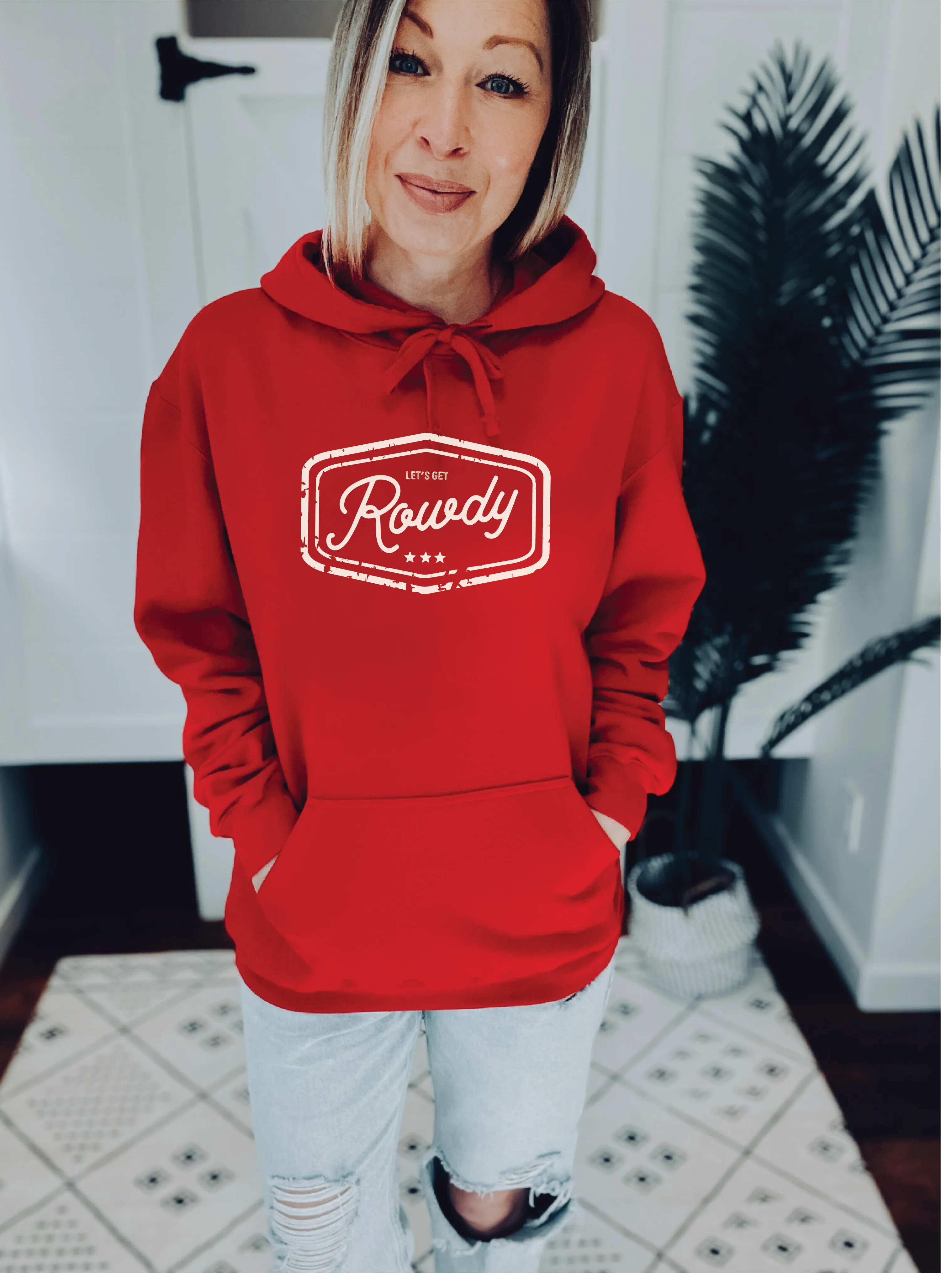 Let's Get Rowdy Cozy Hoodie