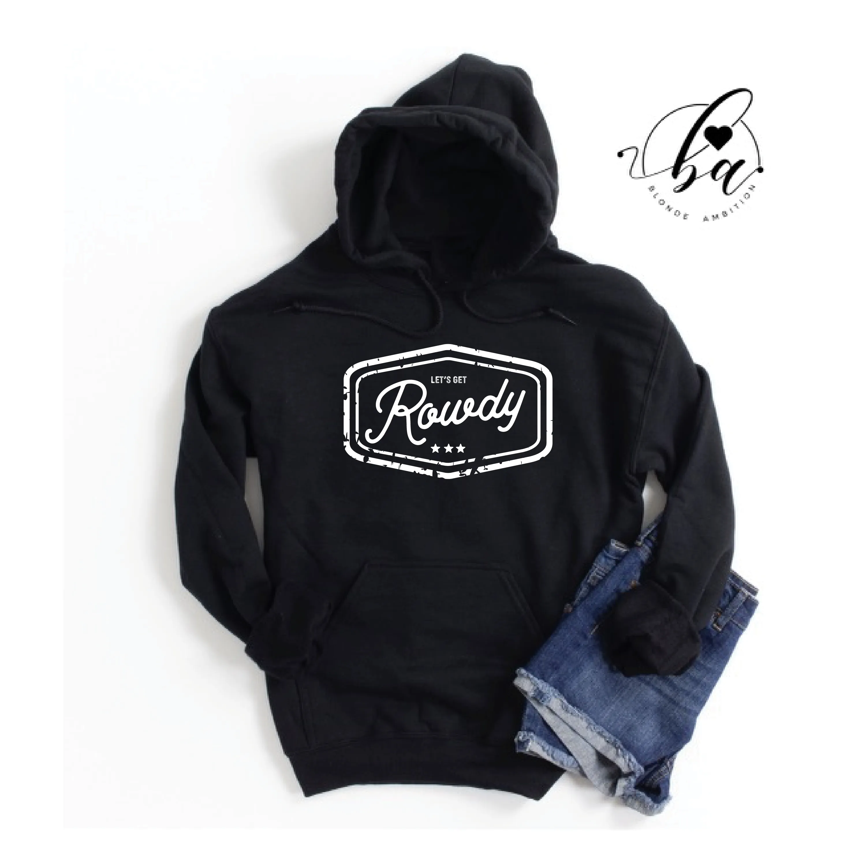 Let's Get Rowdy Cozy Hoodie