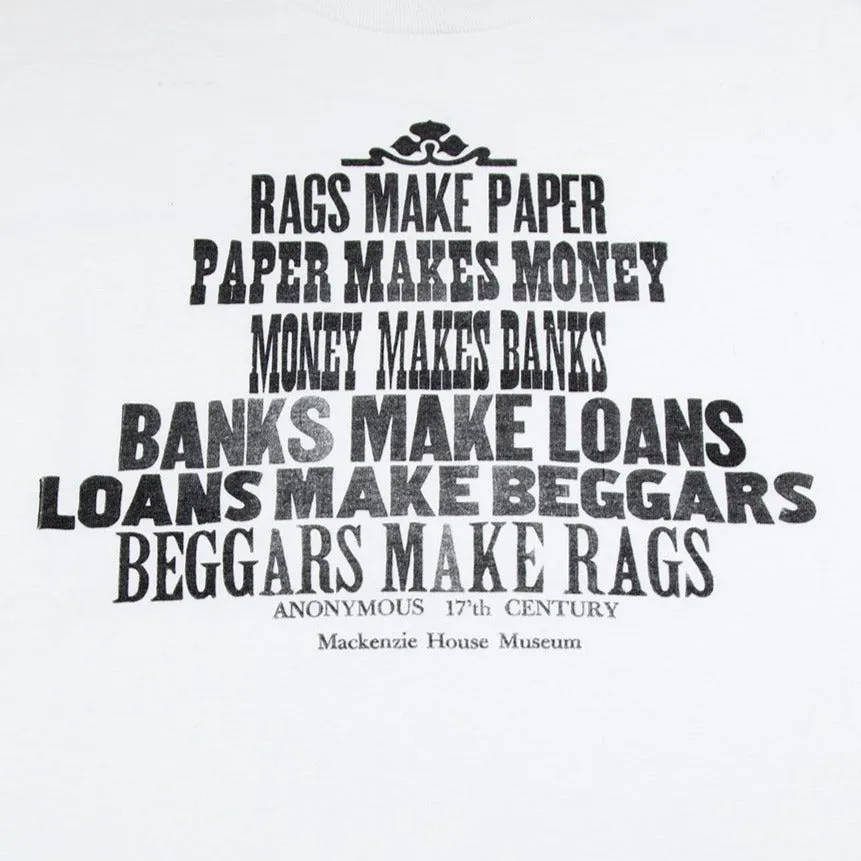 Mackenzie House "Rags Make Paper" T-Shirt