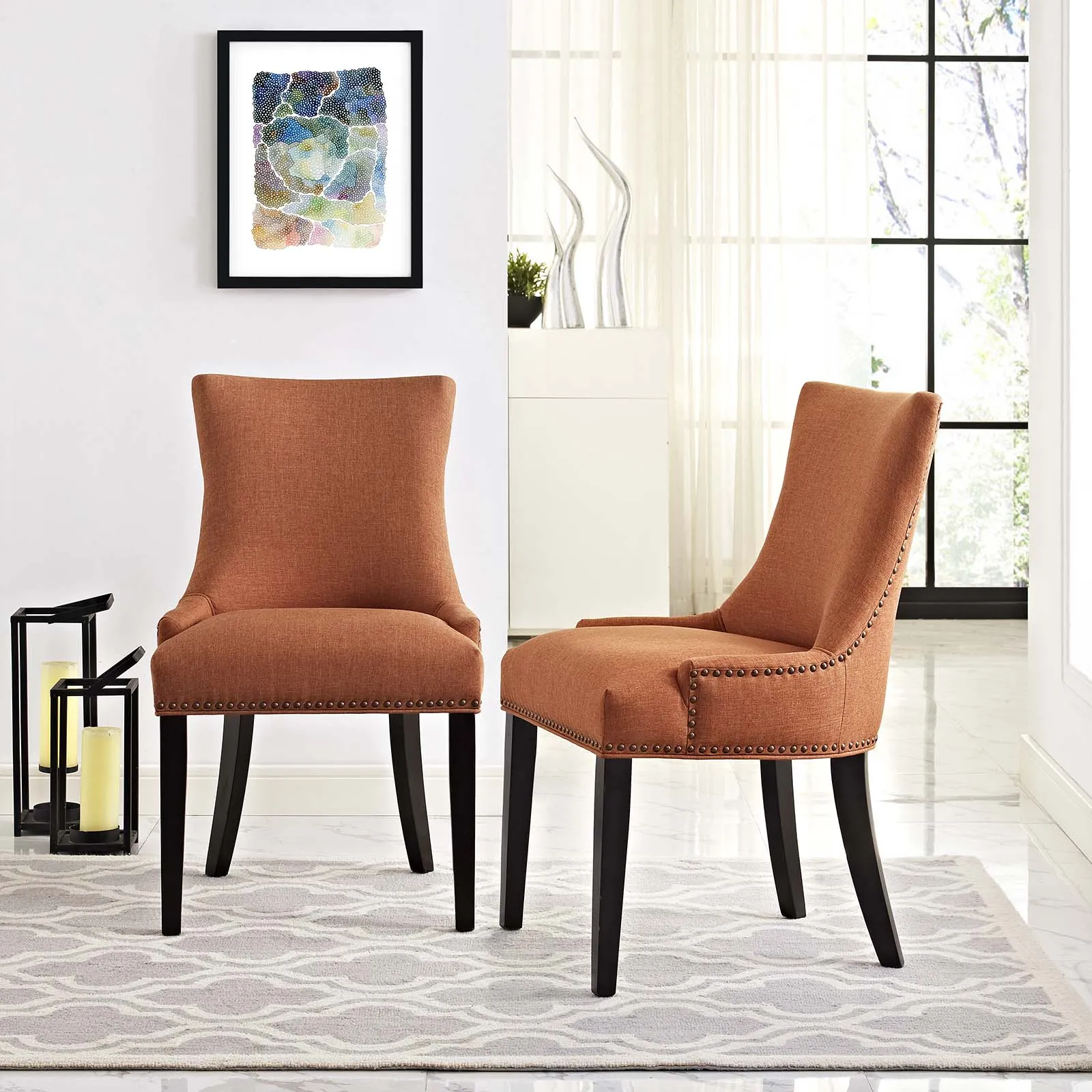 mar Dining Side Chair Fabric Set of 2