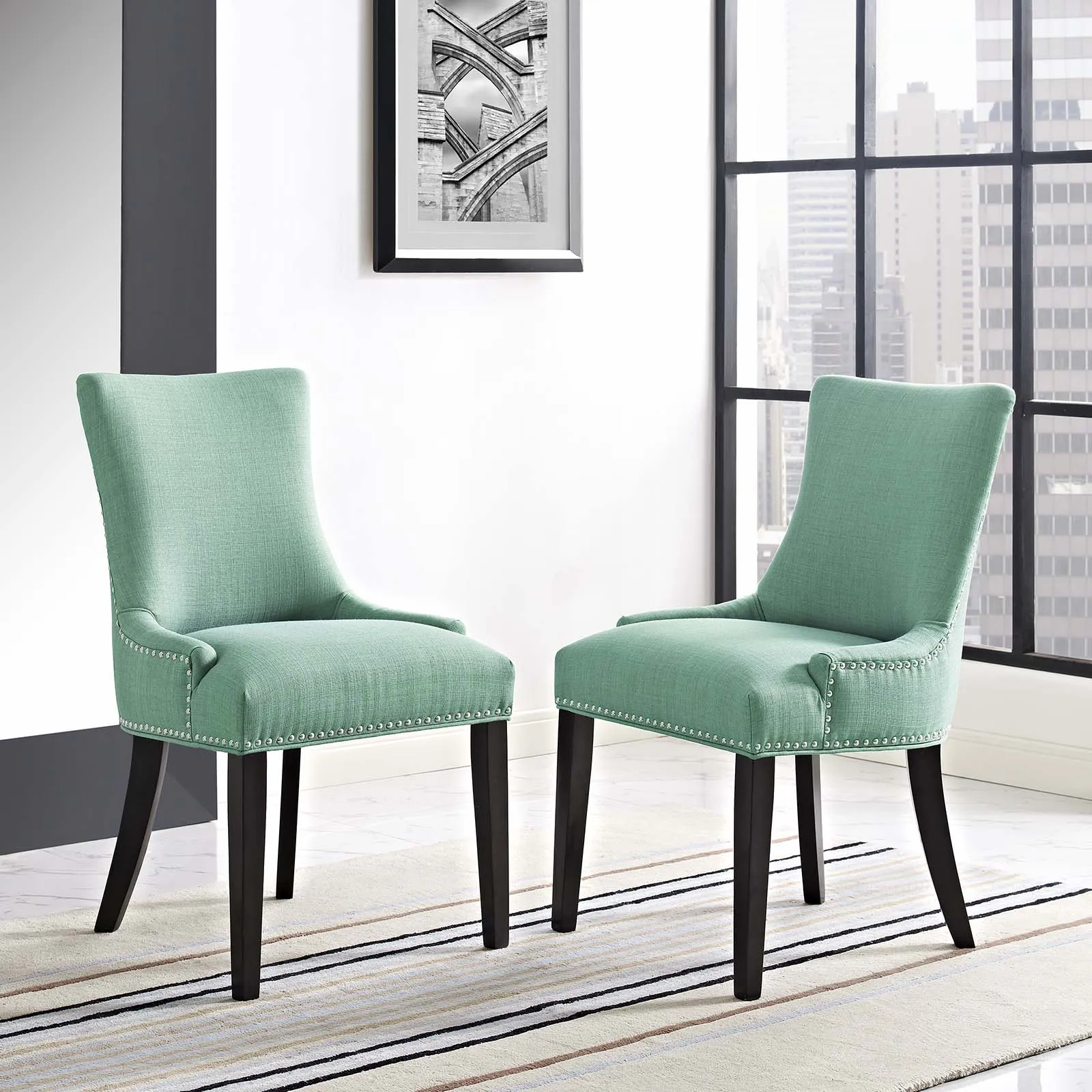 mar Dining Side Chair Fabric Set of 2