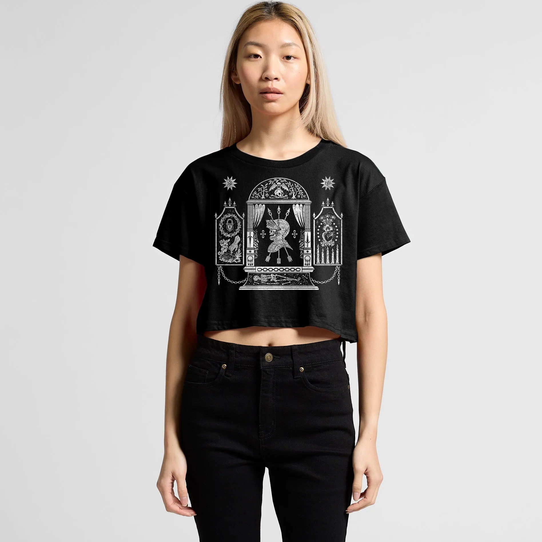 Mausoleum Crop Tee