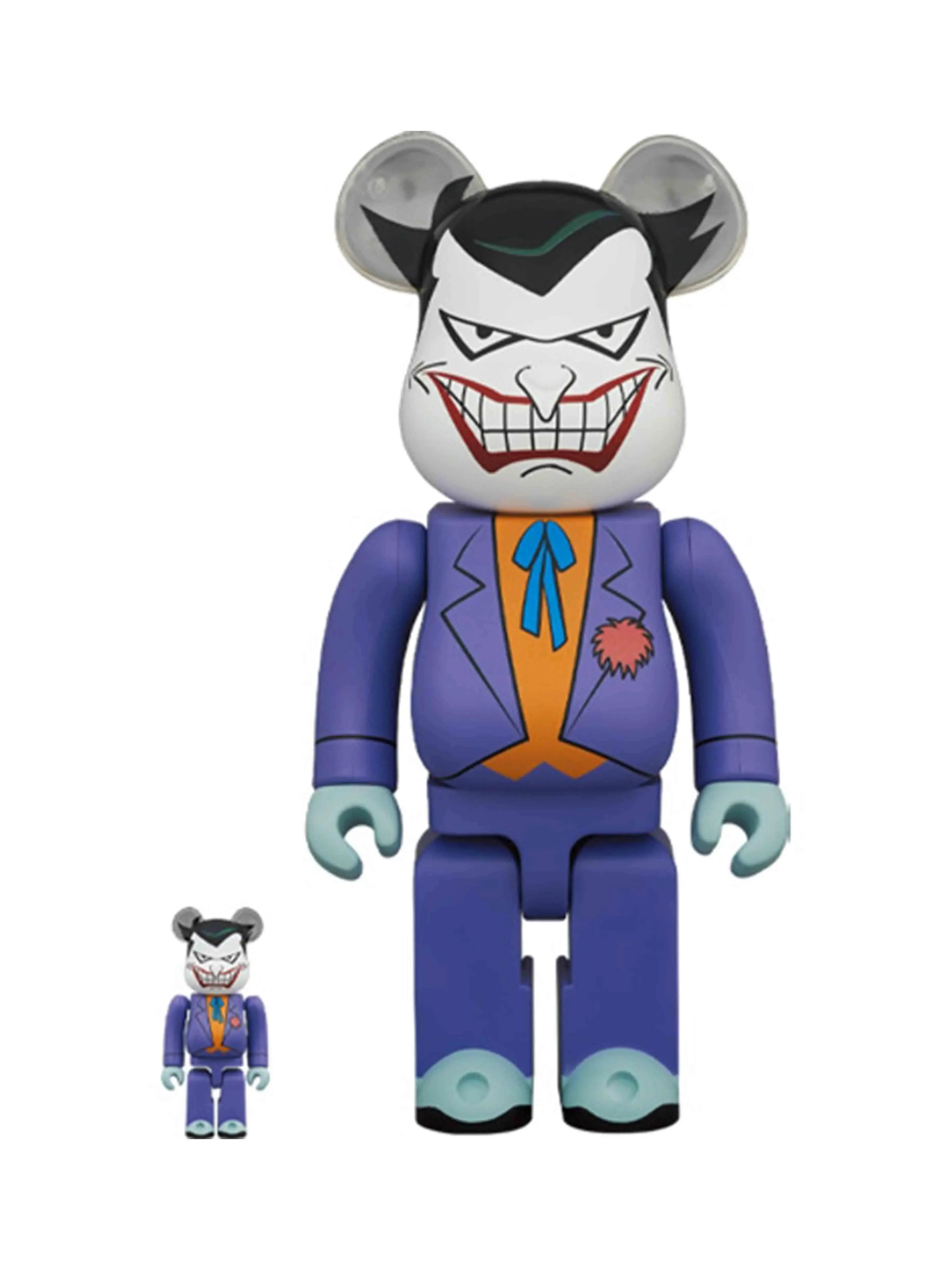 Medicom Toy Be@rbrick Joker (Batman the Animated Series) 100% & 400% Set