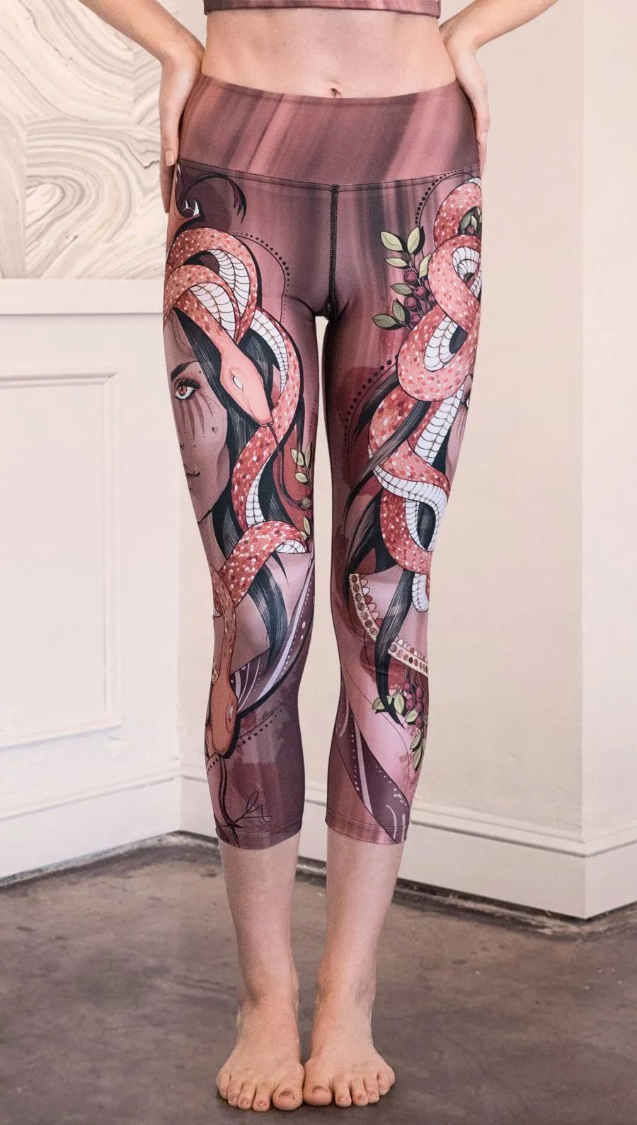 Medusa - Triathlon Capri Leggings