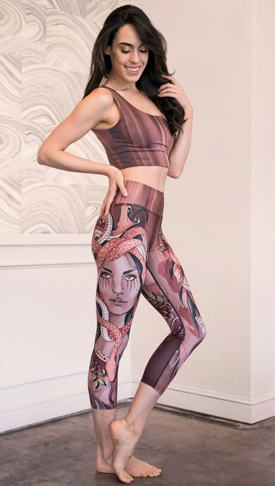 Medusa - Triathlon Capri Leggings