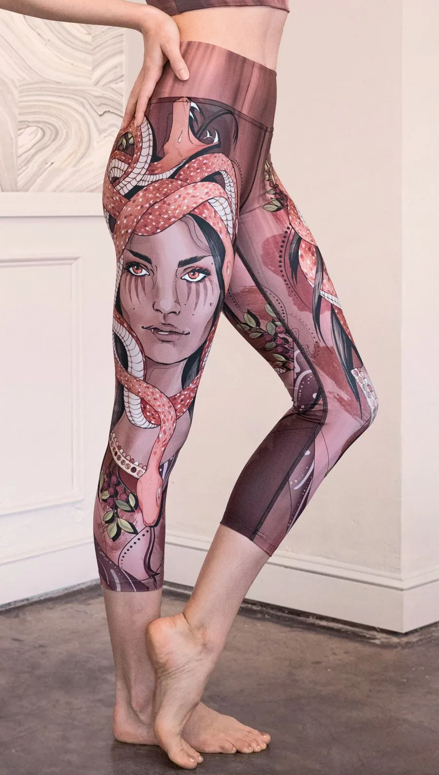 Medusa - Triathlon Capri Leggings