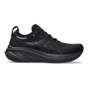 Men's Asics GEL-Nimbus 26, Black/Black, 9 D Medium