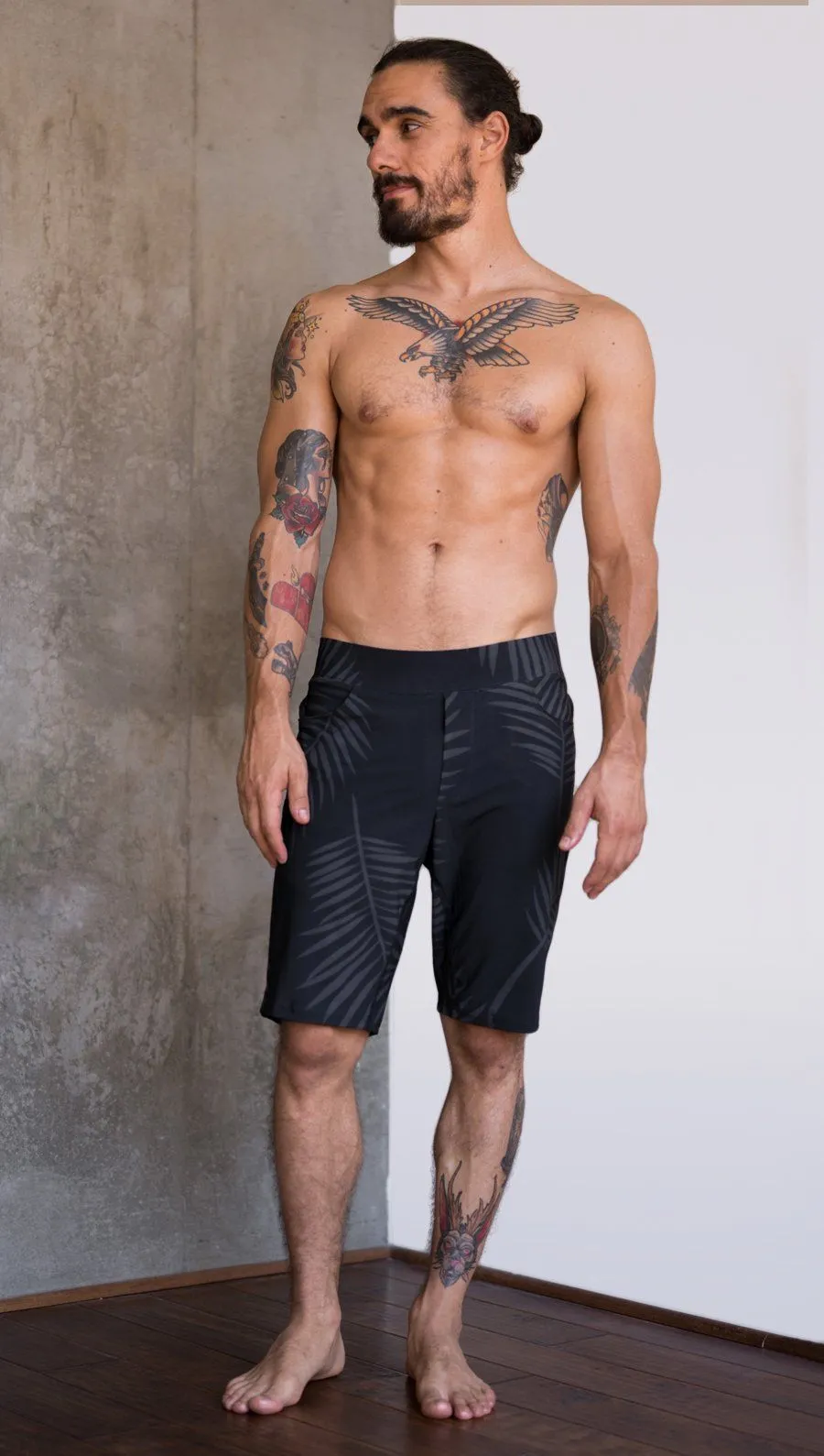 Men's - Black Palms Shorts 10.5" Inseam