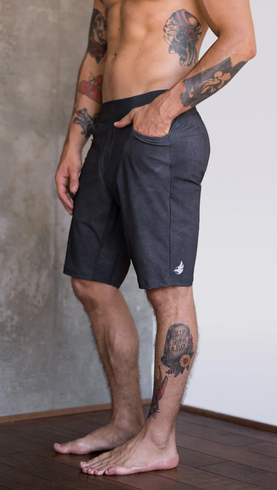 Men's - Black Shorts 10.5" Inseam