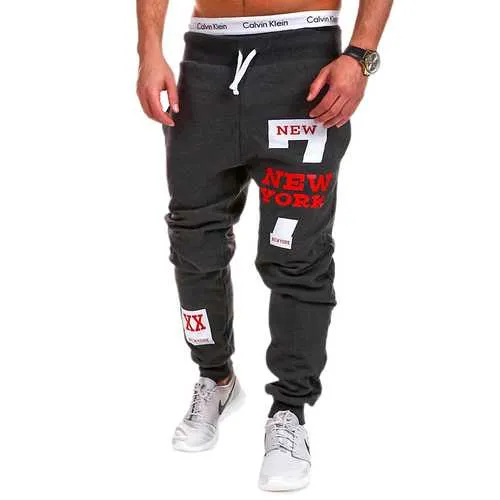 Men's Cotton Sports Loose Elastic Waist Track Pants