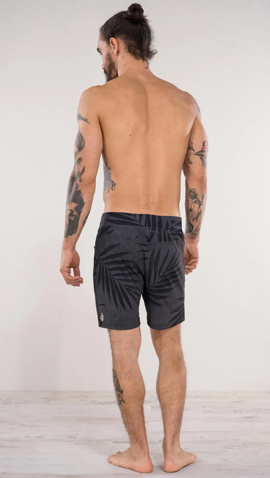 Men's - Gray Palms Shorts 7" Inseam