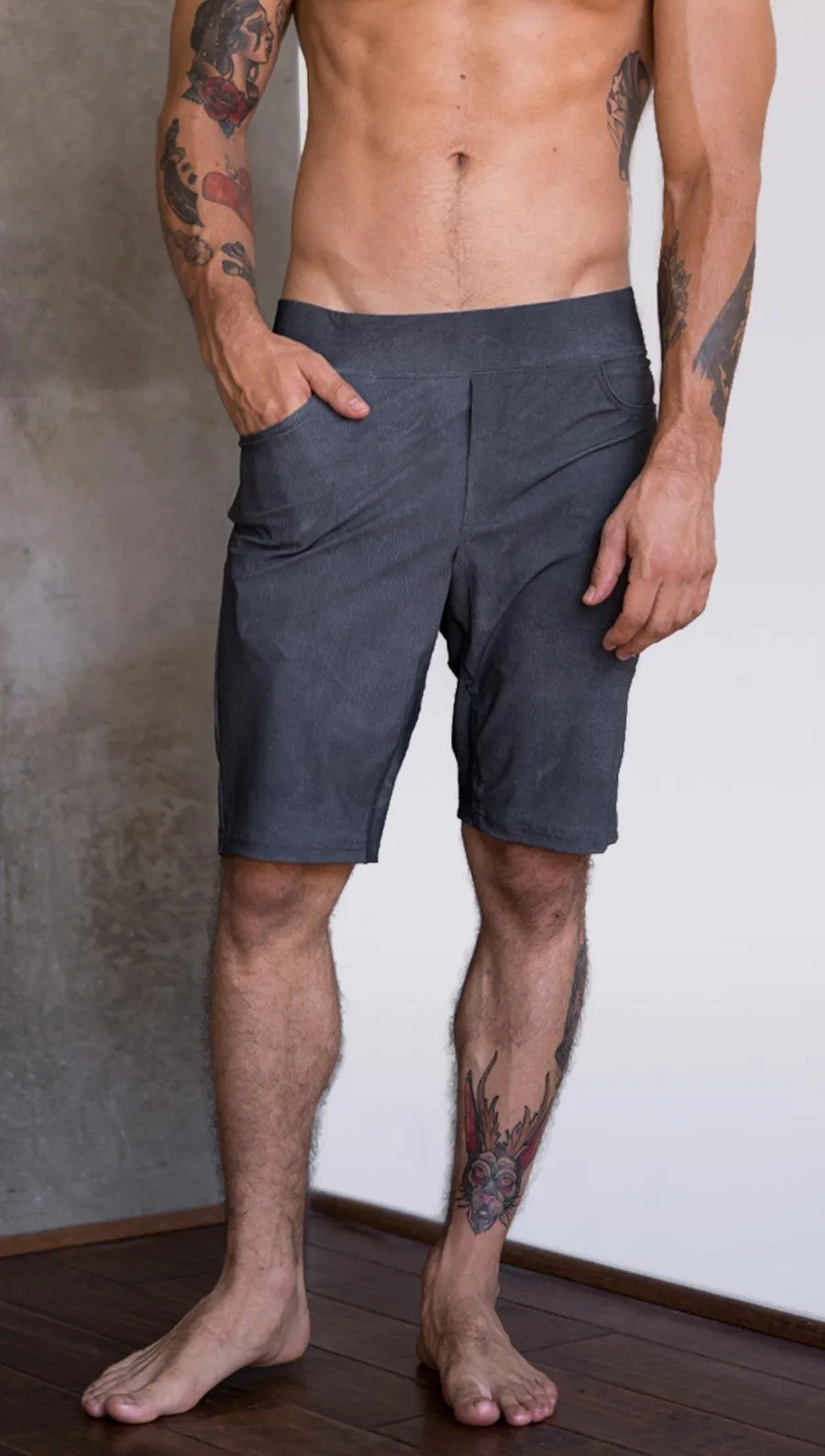 Men's - Gray Shorts 10.5" Inseam